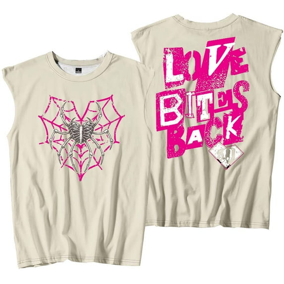 AJ Lee Love Bites Tank Tops Sleeveless T-Shirt port Vest Women Men Casual Outdoor Sportwear