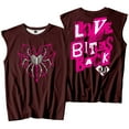 thumbnail image 1 of AJ Lee Love Bites Tank Tops Sleeveless T-Shirt port Vest Women Men Casual Outdoor Sportwear, 1 of 3