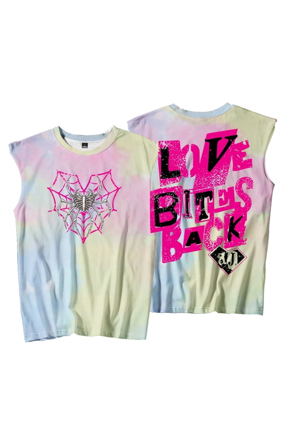 AJ Lee Love Bites Tank Tops Unisex Sleeveless Sport Vest Men Women Outdoor Streetwear Tops