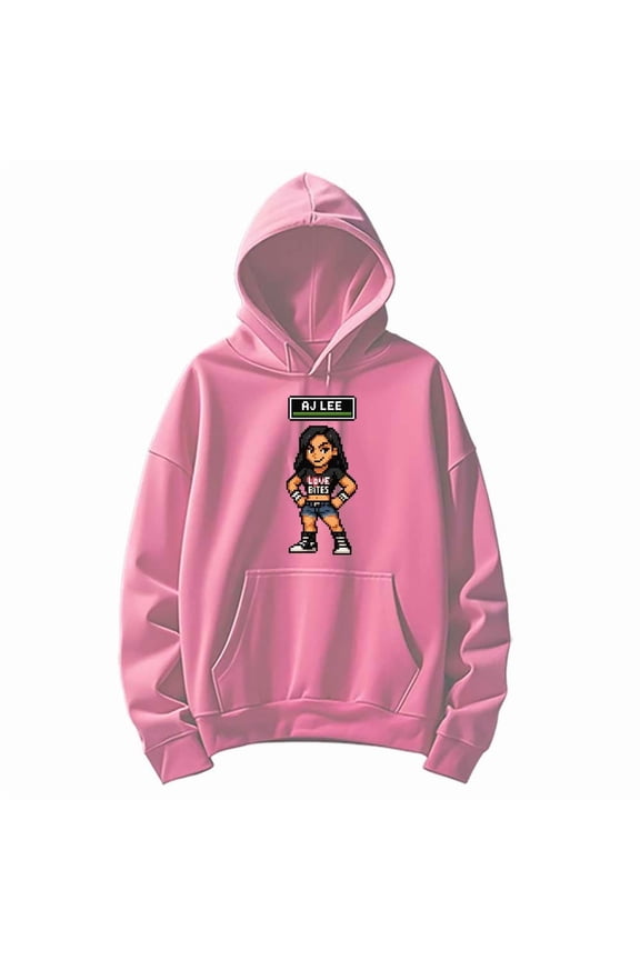 AJ Lee Merch 8 Bit Hoodie Spring Autumn Fashion Men/Women Casual Tops Long Sleeve Sweatshirts
