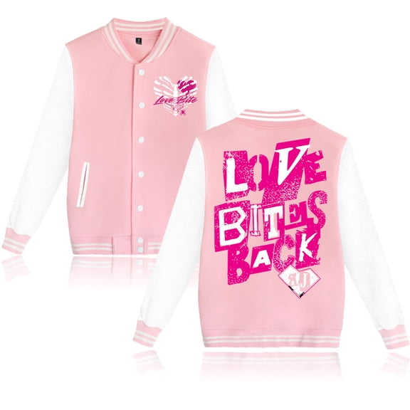 AJ Lee Merch Baseball Jacket – Unisex Casual Long Sleeve Graphic Streetwear Fashion Coat for Wrestling Fans and Supporters