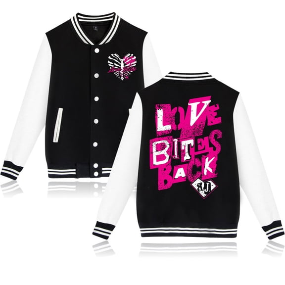 AJ Lee Merch Baseball Jacket – Unisex Casual Long Sleeve Graphic Streetwear Fashion Coat for Wrestling Fans and Supporters