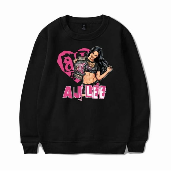 AJ Lee Merch Crewneck Sweatshirts Cosplay Women Men Fashion Long Sleeve Stylish Y2K Design Top