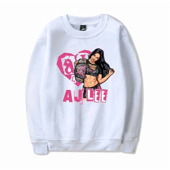 AJ Lee Merch Crewneck Sweatshirts Cosplay Women Men Fashion Long Sleeve Stylish Y2K Design Top
