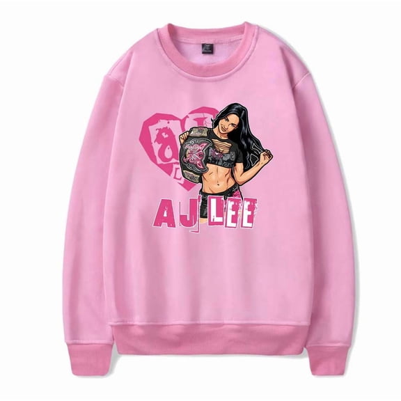AJ Lee Merch Crewneck Sweatshirts Cosplay Women Men Fashion Long Sleeve Stylish Y2K Design Top
