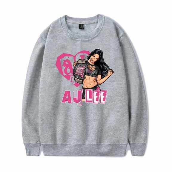 AJ Lee Merch Crewneck Sweatshirts Cosplay Women Men Fashion Long Sleeve Stylish Y2K Design Top