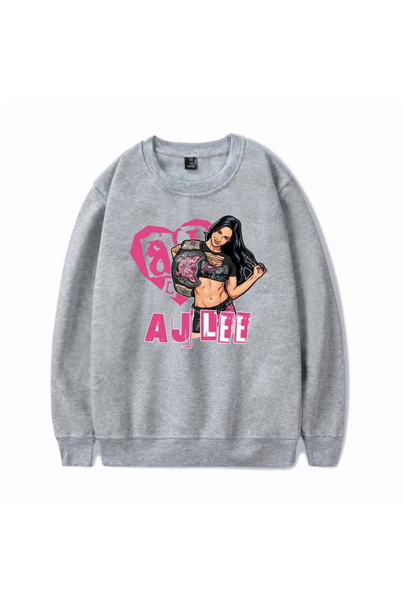 AJ Lee Merch Crewneck Sweatshirts Cosplay Women Men Fashion Long Sleeve Stylish Y2K Design Top