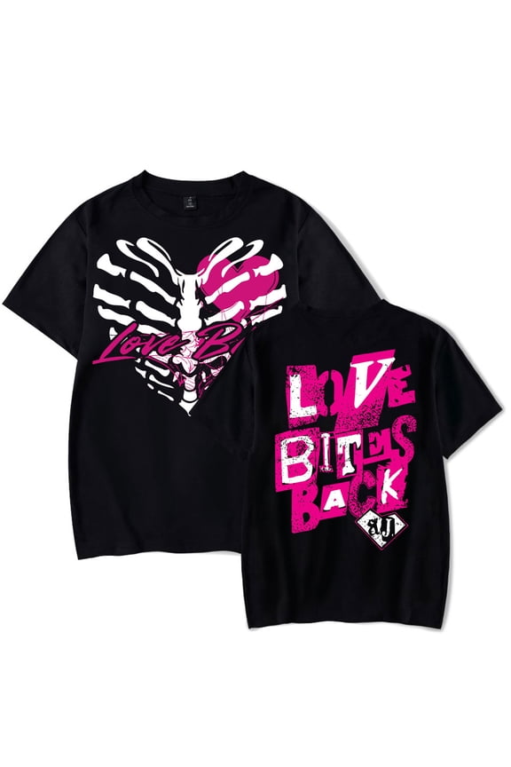 AJ Lee Merch Fans T-Shirts Streetwear Women Men Crewneck Short Sleeve Tee for Wrestling Fans and Supporters