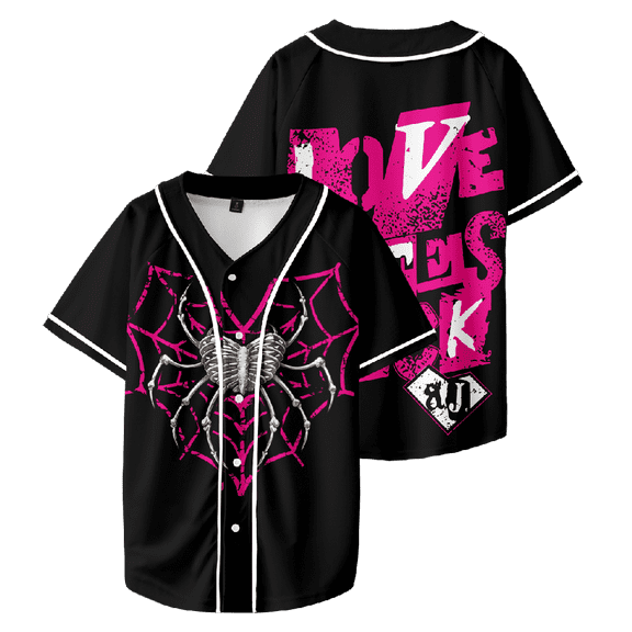 AJ Lee Merch Fans Unisex Baseball Jersey T-Shirt – V-Neck Short Sleeve Graphic Streetwear Top for Wrestling Fan Support
