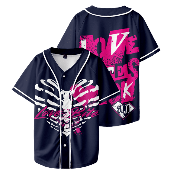 AJ Lee Merch Fans Unisex Baseball Jersey – V-Neck Short Sleeve Streetwear Tee for Wrestling Fans and Supporters