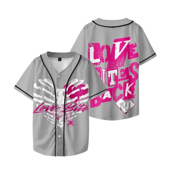 AJ Lee Merch Fans Unisex Baseball Jersey – V-Neck Short Sleeve Streetwear Tee for Wrestling Fans and Supporters