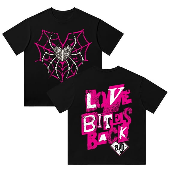 AJ Lee Merch Graphic Vintage Wash T-Shirt – Unisex Cotton Crewneck Short Sleeve Streetwear Tee for Wrestling Fan Support