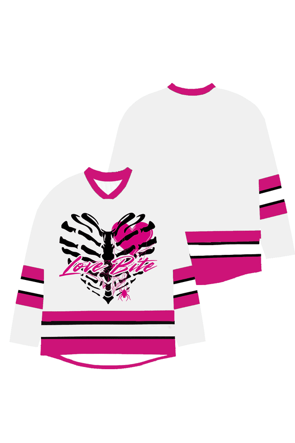 AJ Lee Merch Love Bites Jersey V-Neck Sweatshirts Cosplay Women Men Fashion Y2K Winter Long Sleeve Top