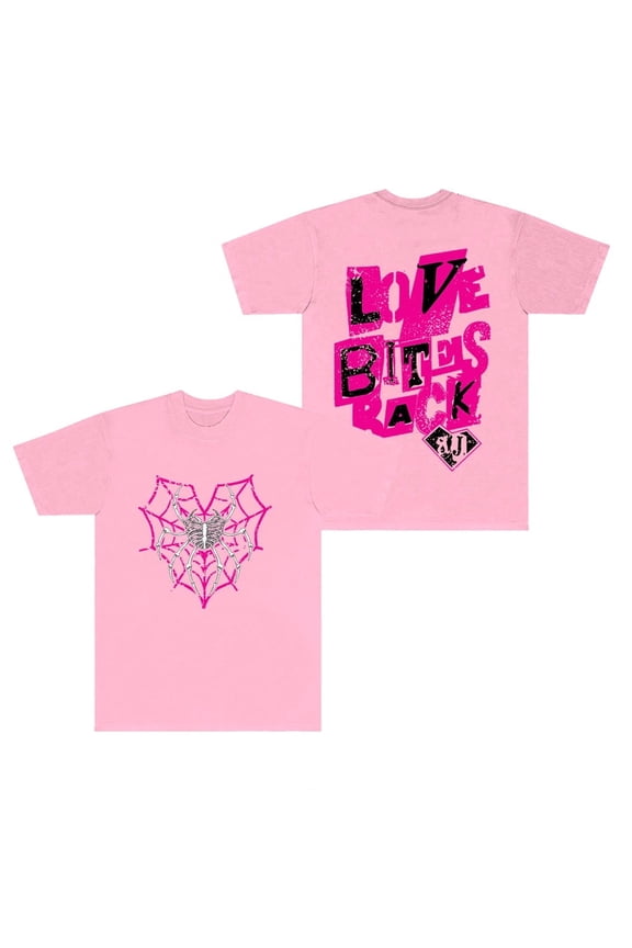 AJ Lee Merch T-Shierts Love Bites Logo Tee HipHop Streetwear Women Men Crewneck Short Sleeve Tee Tops