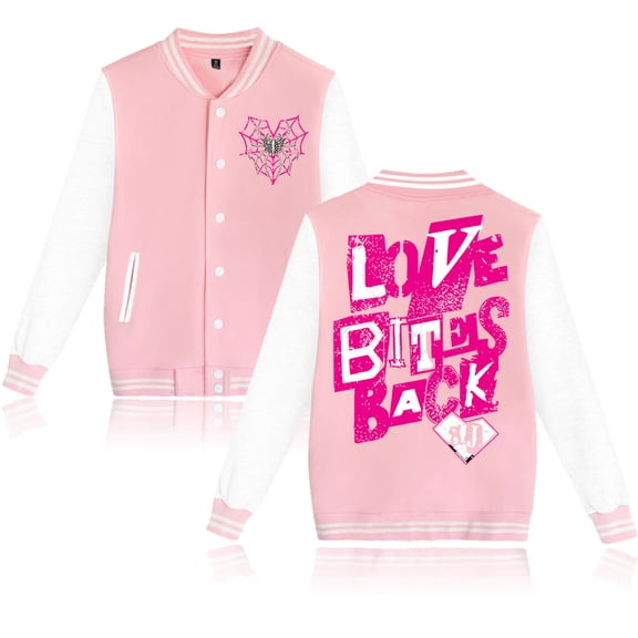 AJ Lee Merch Unisex Baseball Jacket – Long Sleeve Casual Graphic Fashion Streetwear Coat for Wrestling Fan Support