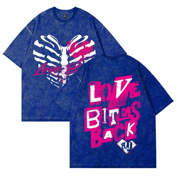 AJ Lee Merch Vintage Wash T-Shirts Streetwear Women Men Cotton Crewneck Short Sleeve Tee for Wrestling Fans and Supporters