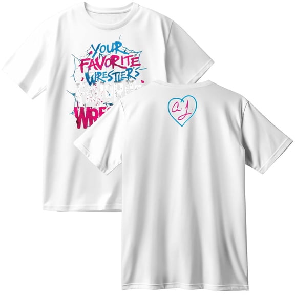 AJ Lee Your Favorite Wrestler Merch Cotton T-Shirt Women Men Fashion Crewneck Short Sleeve Tee
