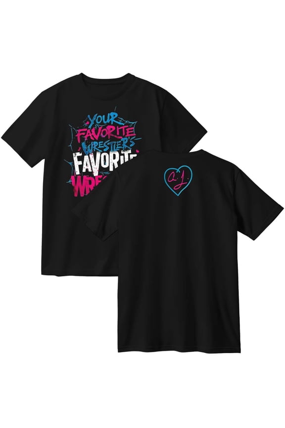 AJ Lee Your Favorite Wrestler Merch Cotton T-Shirt Women Men Fashion Crewneck Short Sleeve Tee
