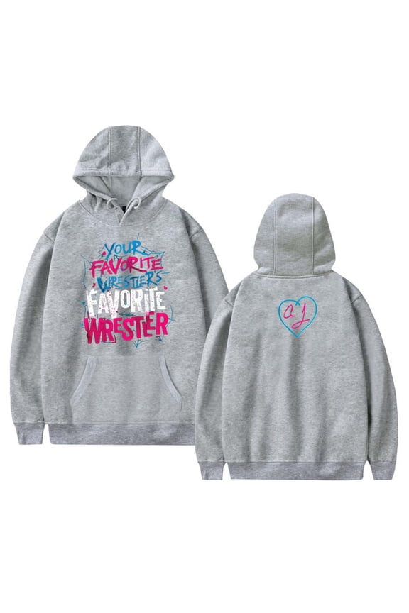 AJ Lee Your Favorite Wrestler Merch Hoodies Women Men Casual Long Sleeve Sweatshirt Clothes
