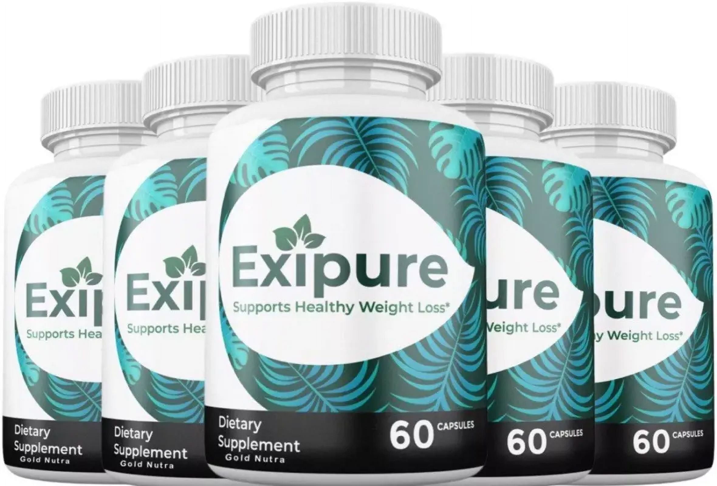 AJ SUPPS (5 Pack) Exipure Pills, Max Strength Original Formula, Weight