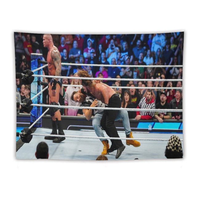 AJ Styles (29)Art Tapestry Home Decor Room Wall Hanging Tapestry for
