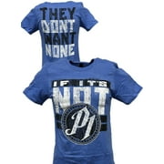 AJ Styles If It's Not P1 They Don't Want None Mens Blue T-shirt 3XL