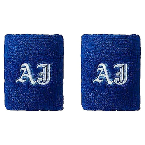 AJ Styles WWE Authentic Logo Wristbands Set of 2 New