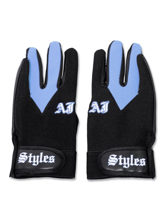 AJ Styles by E.W.S. Unisex Fight Gloves, Light Blue