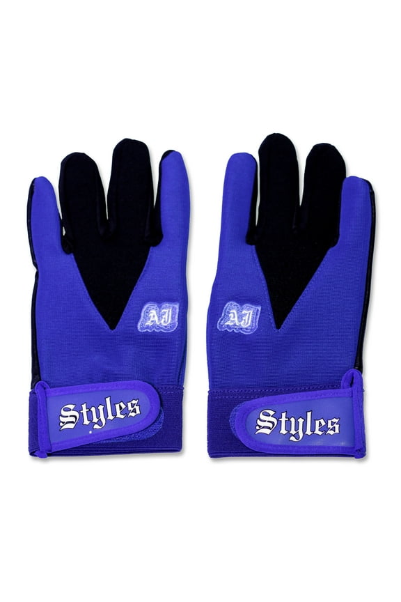 AJ Styles by E.W.S. Unisex Replica Gloves, Royal Blue