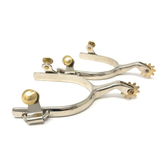 AJ Tack 1/2" Band Roping Spurs