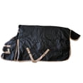 thumbnail image 1 of AJ Tack 1200D Waterproof Turnout Horse Blanket 400g - Black 74", 1 of 5