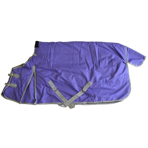 AJ Tack 1200D Waterproof Turnout Horse Blanket 400g - Purple 84"