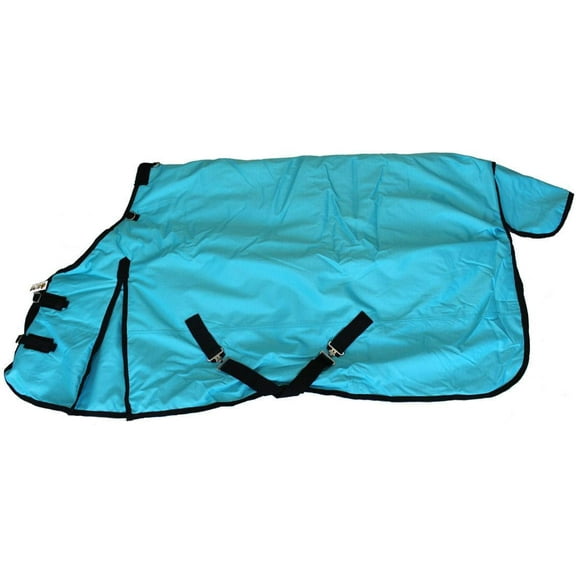 AJ Tack 1200D Waterproof Turnout Horse Blanket 400g - Turquoise 70"