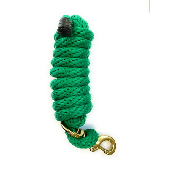 AJ Tack 8 1/2 Foot Poly Lead Rope Green