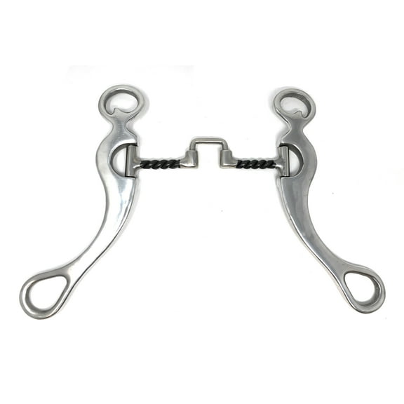 AJ Tack Aluminum Cheek Sweet Iron Square Twist Correction Bit