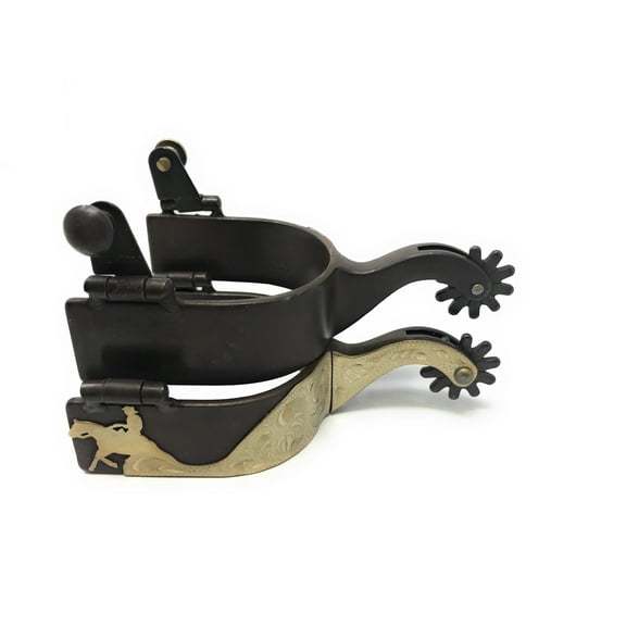 AJ Tack Ladies Antique Brown Reining Horse Spurs