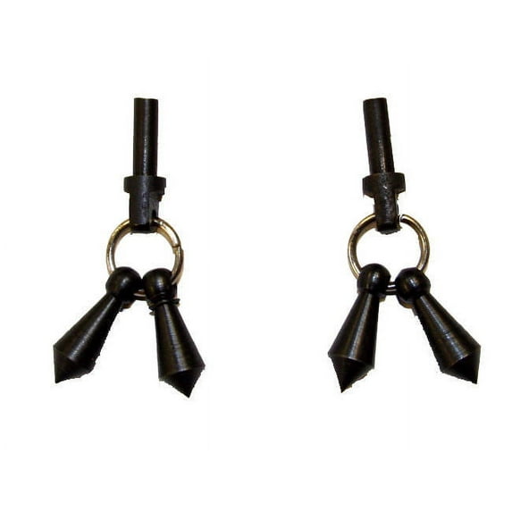 AJ Tack Black Jingle Bobs