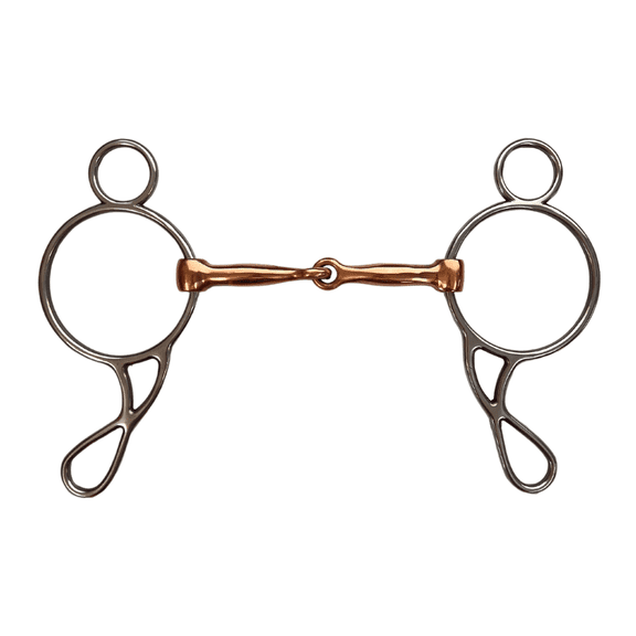 AJ Tack Copper Mouth Wonder Gag Bit