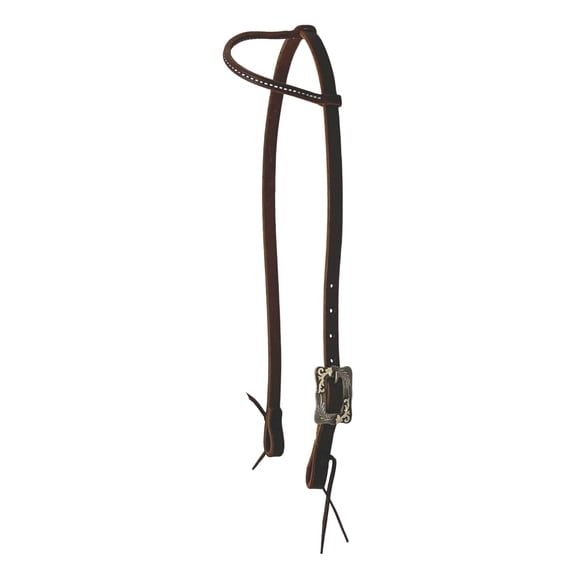 AJ Tack Day Workers Series Single Rolled Ear Headstall