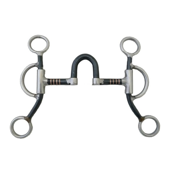 AJ Tack Double Rein Correction Short Shank Bit