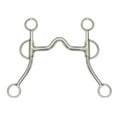 thumbnail image 1 of AJ Tack Double Rein Long Shank Medium Port Bit, 1 of 1