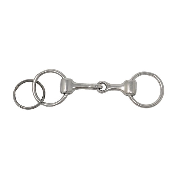 AJ Tack Western Novelty Keychains Loose Ring Snaffle Bit