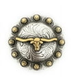 thumbnail image 1 of AJ Tack Longhorn Steer Berry Concho 1", 1 of 3