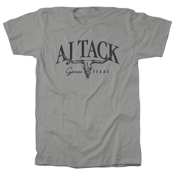 AJ Tack Longhorn T-Shirt Small