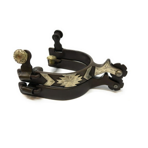 AJ Tack Ladies Antique Brown Southwest Spurs