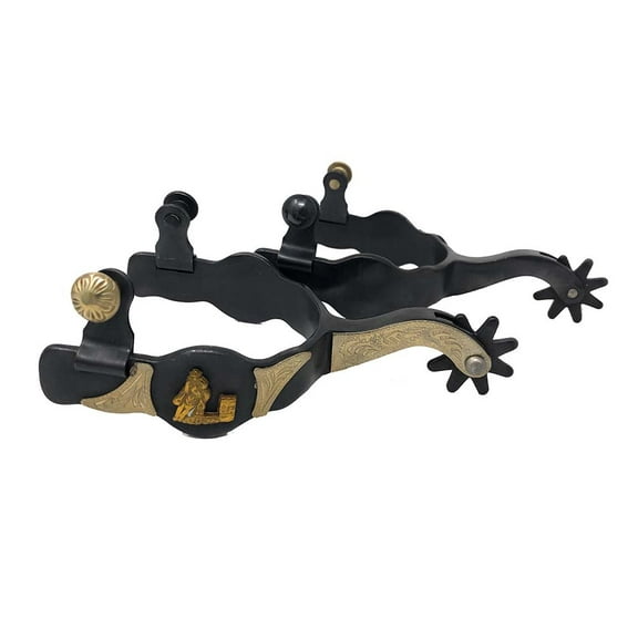 AJ Tack Men's Barrel Racer Spurs