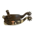 thumbnail image 1 of AJ Tack Men's Praying Cowboy Spurs with Copper Cross, 1 of 4