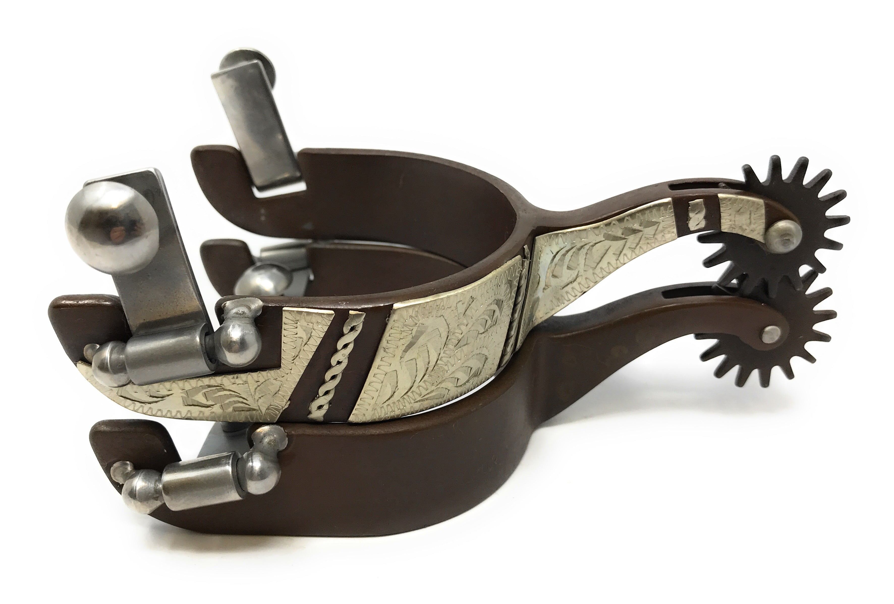 Partrade Cowboy Tack FG Rock Grinder Training Spurs