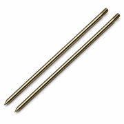 AJ Tack Replacement Hay Spikes for Steer Head Roping Dummy, 14", Set of 2