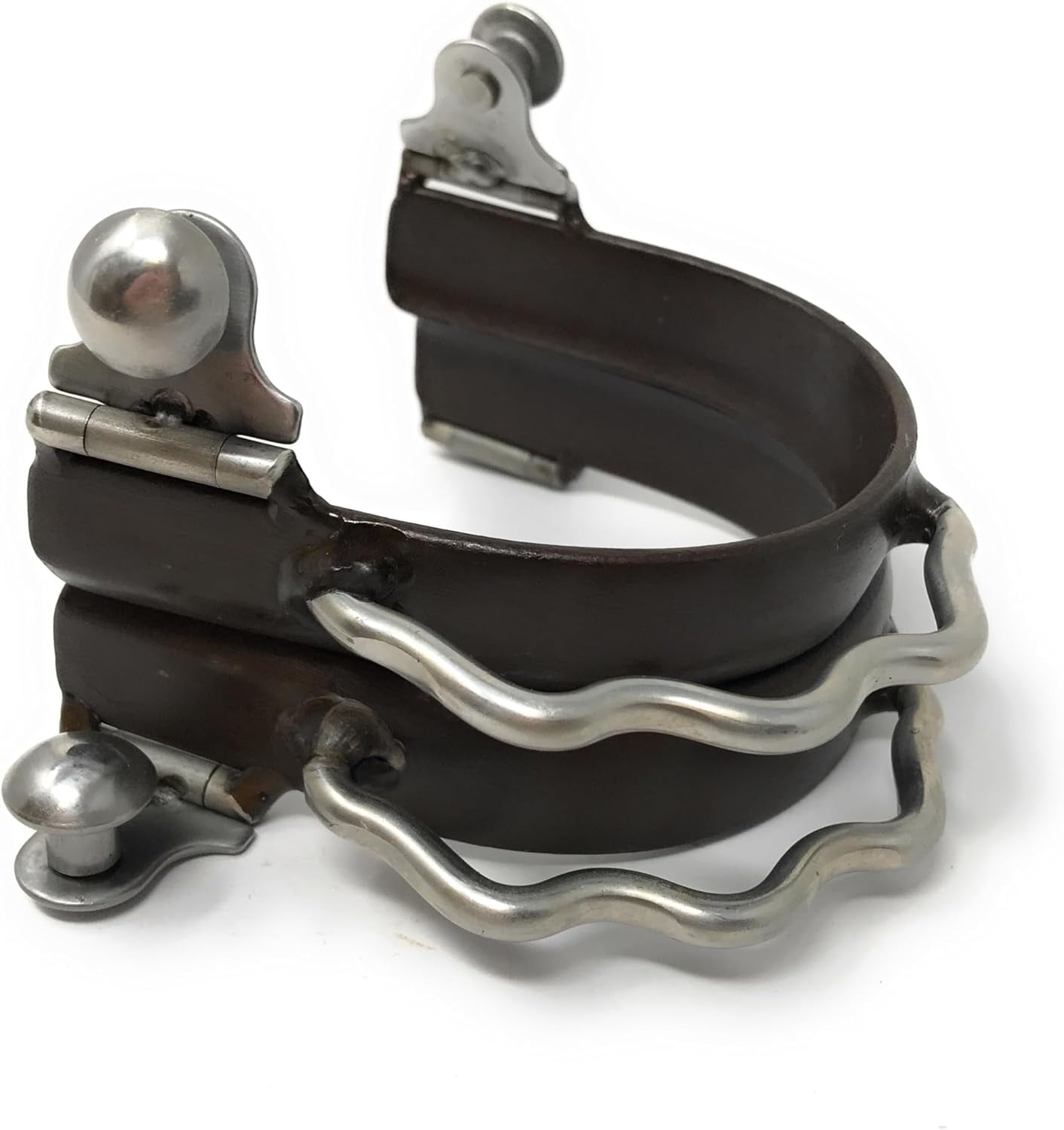AJ Tack Wholesale Éperons décalés à tige longue pour